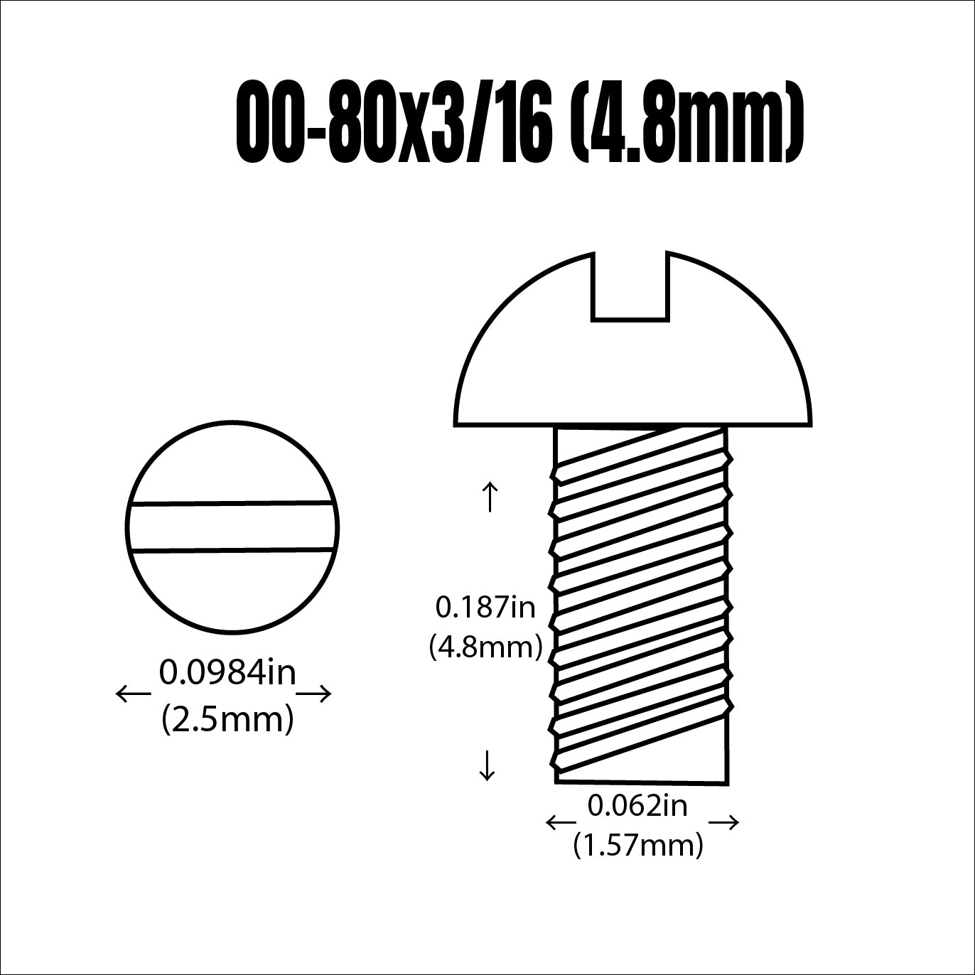 Stainless-Steel Screw