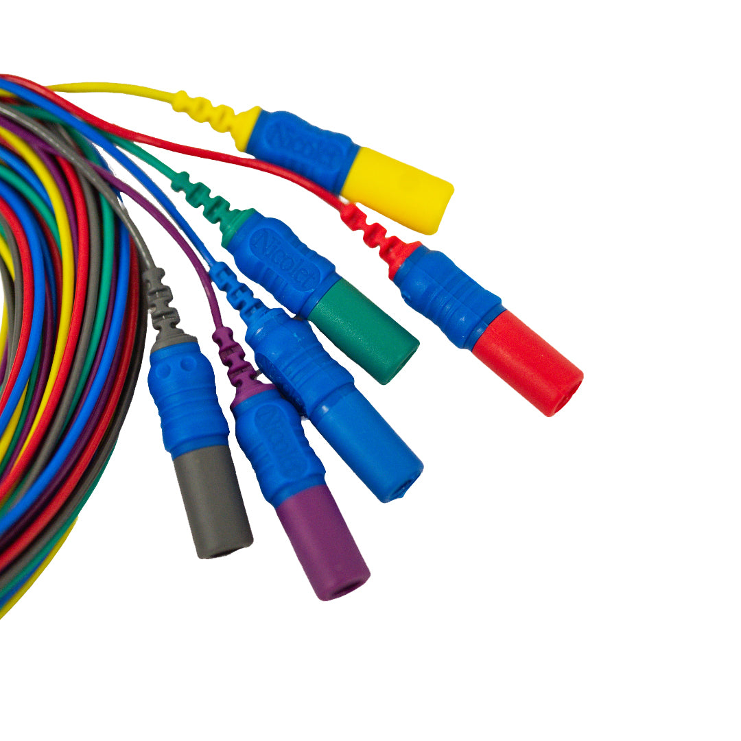 6 Channel Male to Female 2.0 Meter (79") Extension Cable, with Touchproof 1.5mm DIN, 6 Colors, (MV-401100)