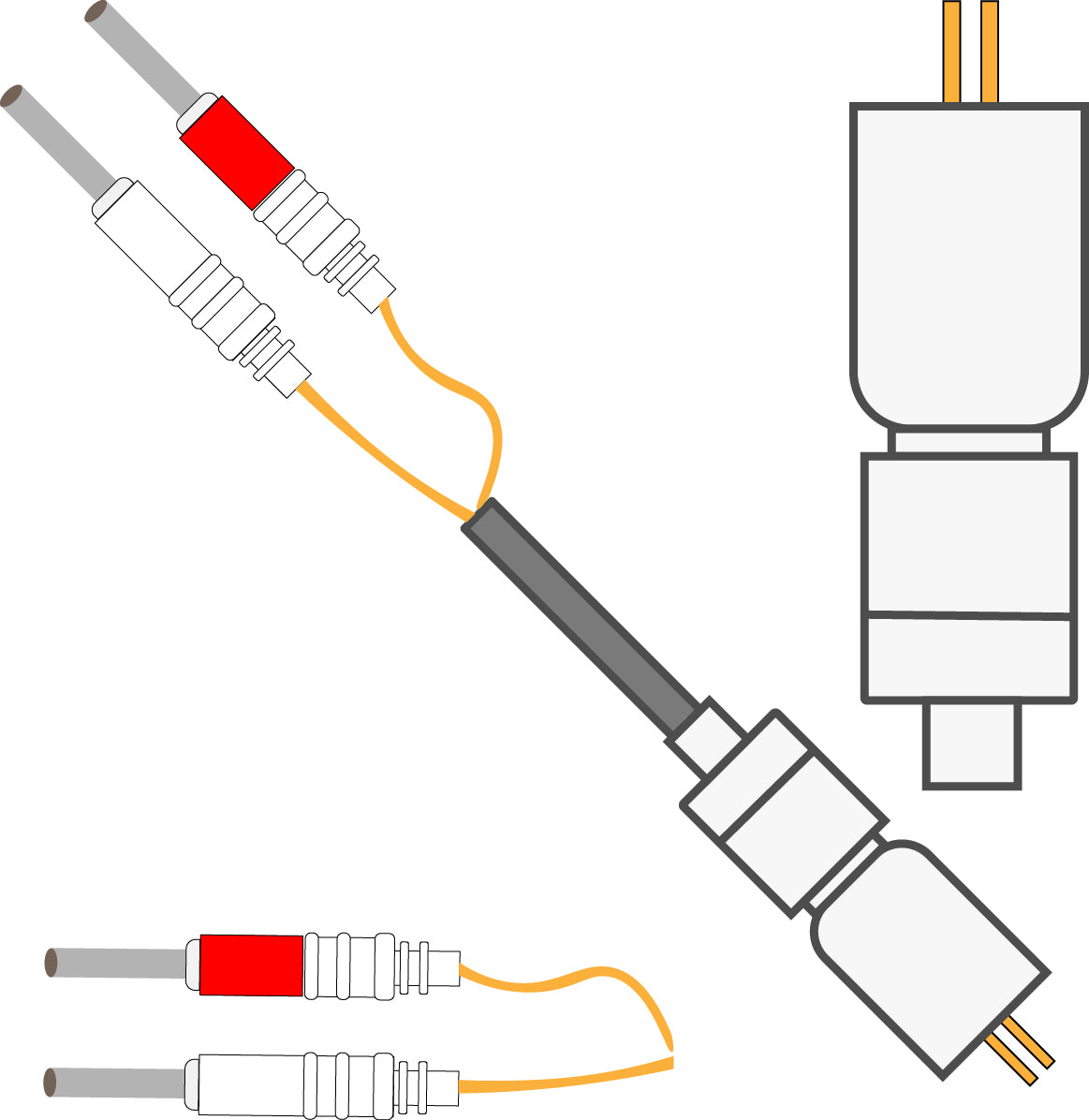 2 Channel Cable 305-340/2 No Spring