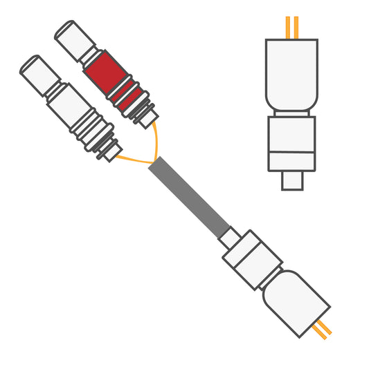 2 Channel Cable 305-441/2 With Spring