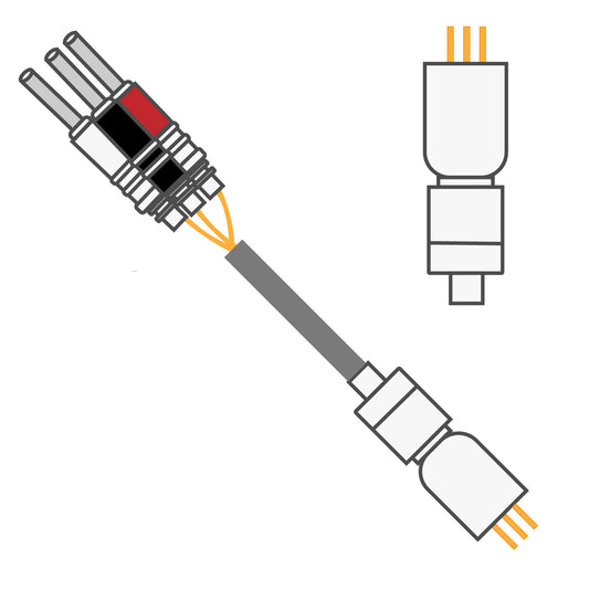 3 Channel Cables 335-340/3 With Spring