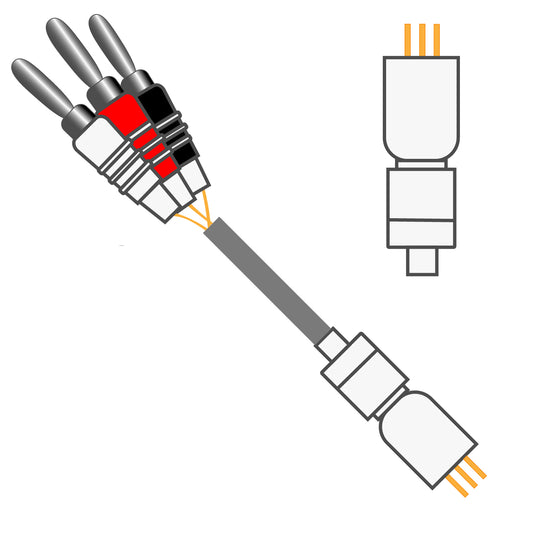 3 Channel Cables 335-491/3 With Spring