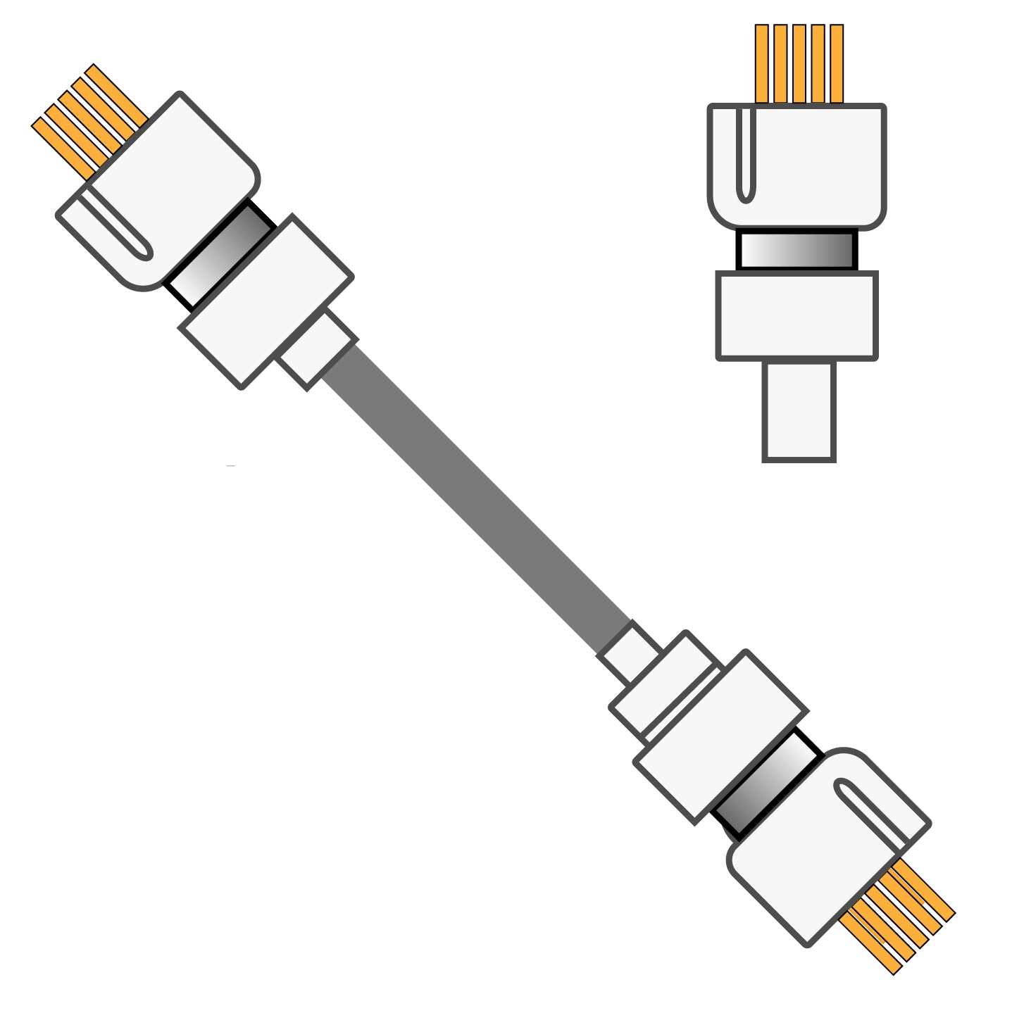 6 Chanel Cable 363-363 With Spring