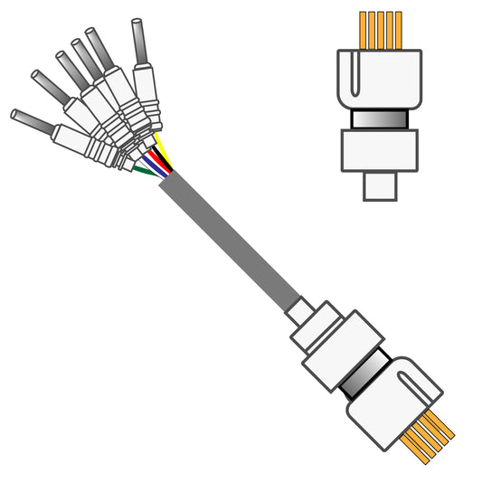 6 Channel Cable 363-340/6 No Spring