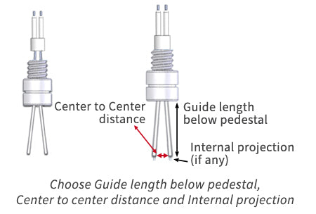 22 Gauge Bilateral Guide Cannula (C232G-3.8/SPC)