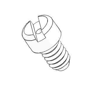 C212SGN-1.6 SCREW GUIDE  W/0.5MM HOLE (NYLON)