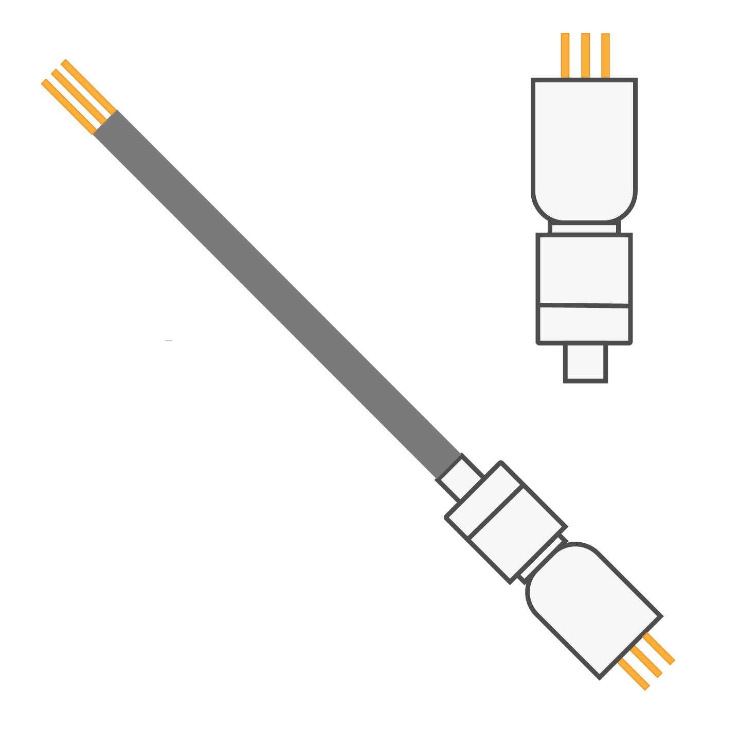 3 Channel Cable 335-000 With Spring