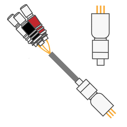 3 Channel Cable 335-441/3 With Spring