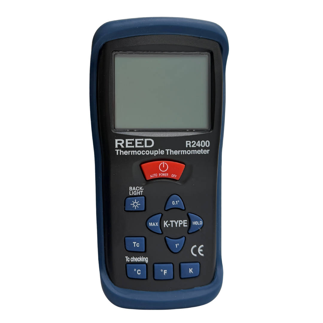 REED Intruments R2400 Type K Thermocouple Thermometer