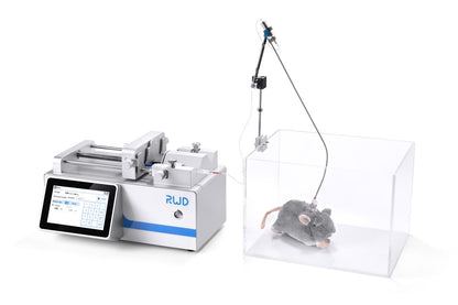 R462 Syringe Pump demonstration with a dummy mouse