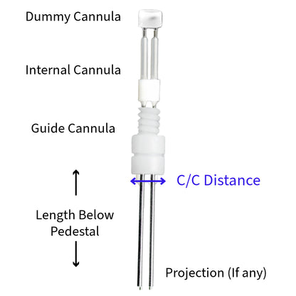 33 Gauge Bilateral Internal Cannula (C235IS-5/SPC)