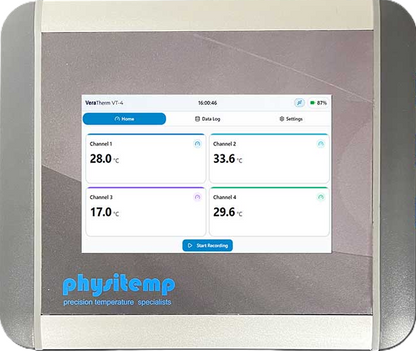 VERATHERM Four Channel Thermometer with Bluetooth (VT-4)