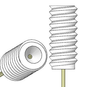 26 Gauge Single Acute Peek Guide Cannula (C315GA/PK/SPC) MRI-Compatible