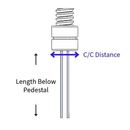 22 Gauge Bilateral Guide Cannula (C232G-2.0/SPC)